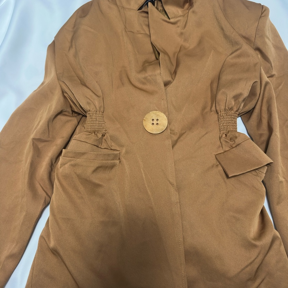 Fashion Nova Brown Trench Coat